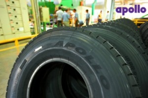 Apollo Tyres Logo with Tire