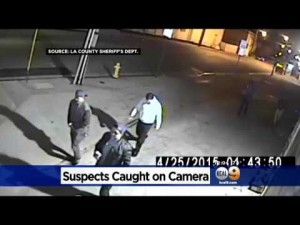 Fireboming suspects caught on camera