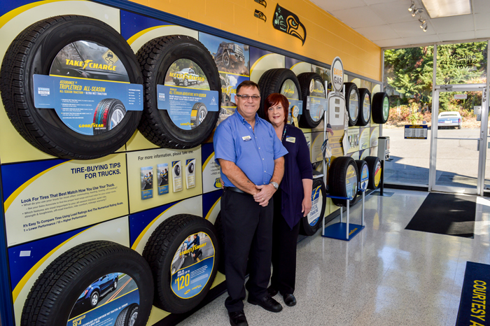 Scott and Susan Welsh have been running Courtesy Auto for the past 12 years. (Josh Fernandez Photography)