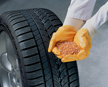 Multiple tire manufacturers, including Continental, use non-petroleum versions of various fillers.