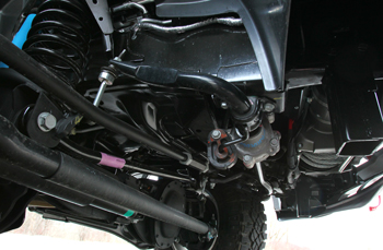 Active sway bars allow the bar to disconnect to allow for more wheel travel over rough surfaces.