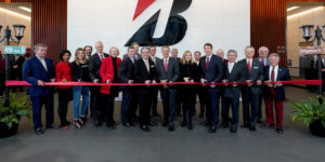 Bridgestone opens new headquarters in downtown Nashville.