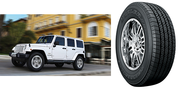 2018 Jeep Wrangler to Feature Bridgestone Tires