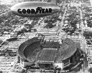 Goodyear Blimp Organge Bowl 1962