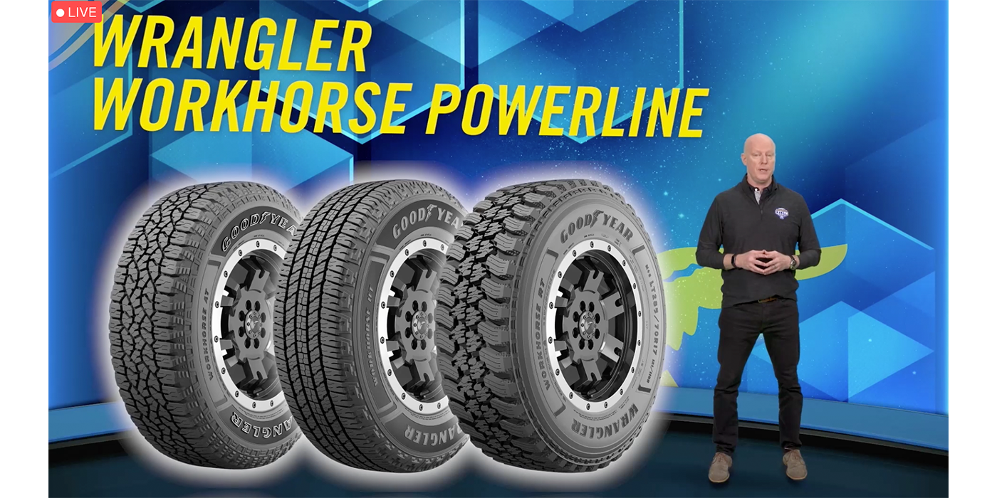 Goodyear's Wrangler Workhorse Powerline Debuts with 3 A/T Tires
