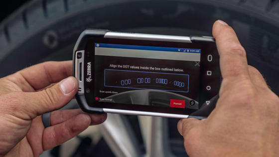 DOT mobile tire scanner anyline