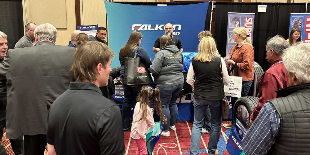 Falken Tires booth, K&M Tire Conference Trade Show.