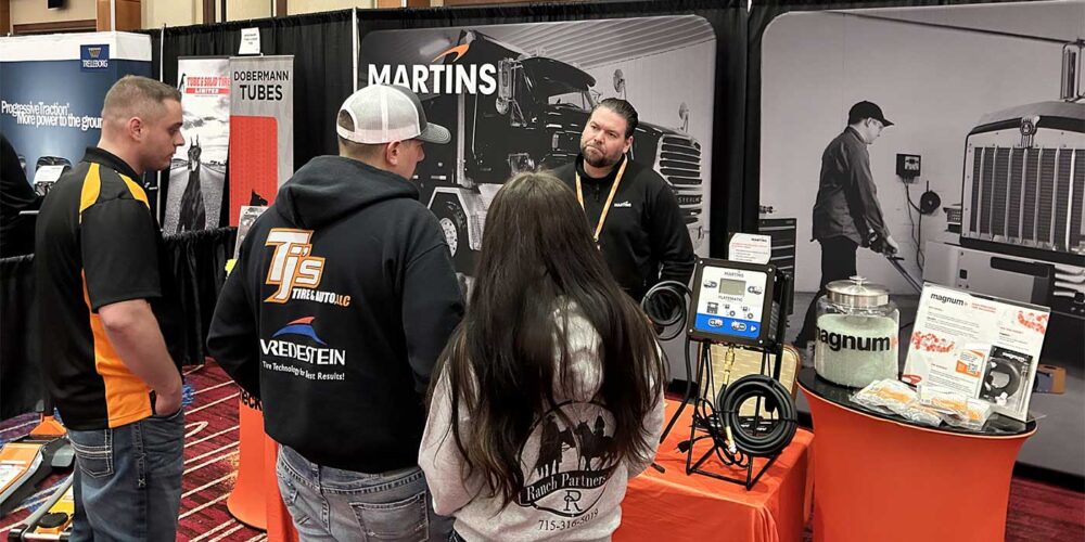 Martins booth, K&M Tire Conference Trade Show.