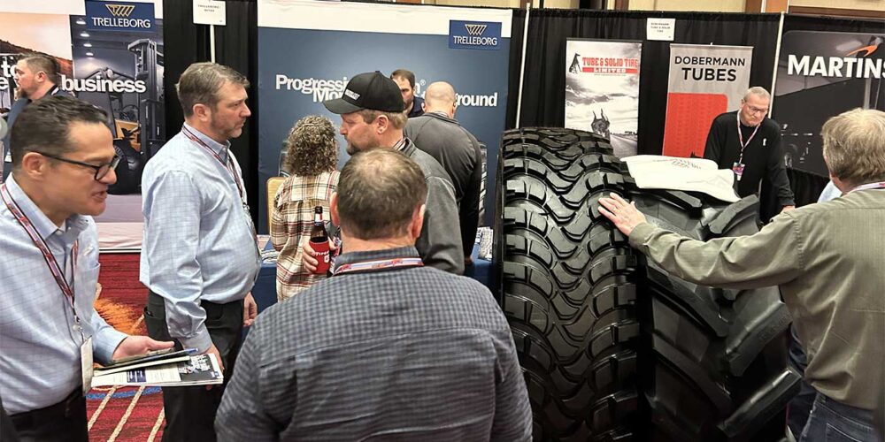 Trelleborg booth, K&M Tire Conference Trade Show.