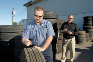 The most important tool in a tire tech's arsenal is a good tread depth gauge. It's the best way to gauge irregular wear patterns.