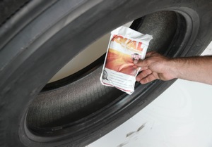While machine balancing is most common, many fleets have gone the route of adding a balance correcting material to the inside of the tire, or using 