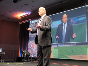  Major League Baseball ironman and Hall of Famer Cal Ripken Jr. delivered the event's keynote address.