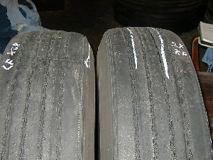 When analyzing tread depth, select a representative spot on the tire and record the tread depth in each of the major grooves. This is important in recognizing vehicle alignment issues.