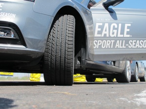 goodyears new eagle sport all-season is ideal for non-sports cars, offering the performance benefits of a goodyear eagle to drivers who want to maintain or upgrade the steering and handling characteristics of their vehicles.