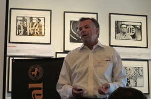 Continental Tire the Americas' Joe Maher, passenger product manager, addresses event attendees. 