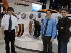 from left: ben zavala and mark hearn, first and second place winners of hankook's 