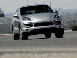 Event participants put the new Dueler H/P Sport AS to the test at the Las Vegas Motor Speedway.