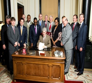Gov. Bryant signs incentive package bill Friday.