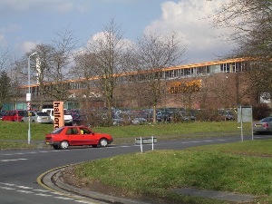 Halfords Redditch headquarters and distribution center.