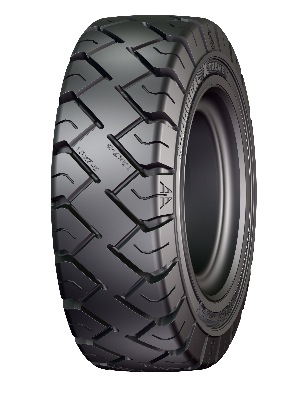 The Solideal Xtreme Forklift resilient tire