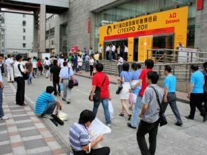 This year 7,190 visitors attended the China International Tire Expo in Shanghai, around 40% from overseas.