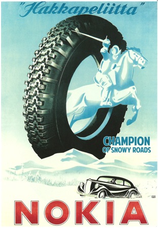 This early advertisement is one of a number of images viewable at the anniversary website.