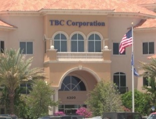tbc corp.'s headquarters in palm beach gardens, fla.