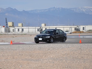Attendees tested the Bridgestone Turanza Serenity Plus in wet and dry handling and braking exercises, fitted to BMW 328is.